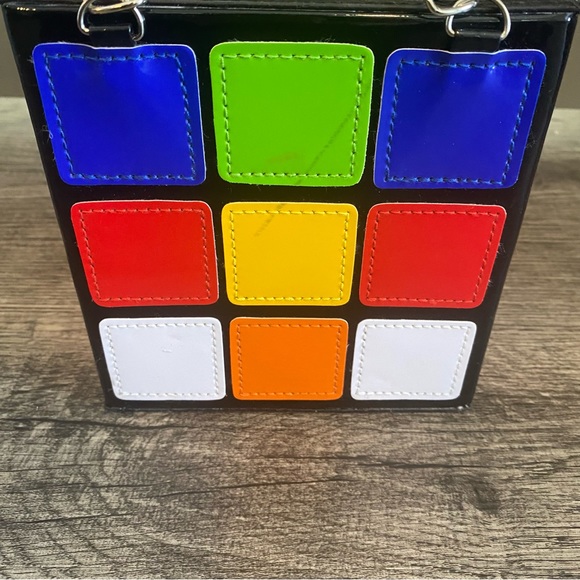 Colorful cube purse - Picture 2 of 6
